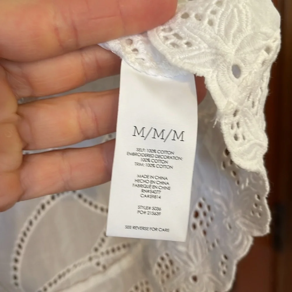Cabi Gemma top in white size M - Picture 4 of 5